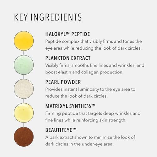 HydroPeptide Eye Authority - Brightening and Restorative Eye Cream for Tired Eyes, 0.5 oz Avelisse