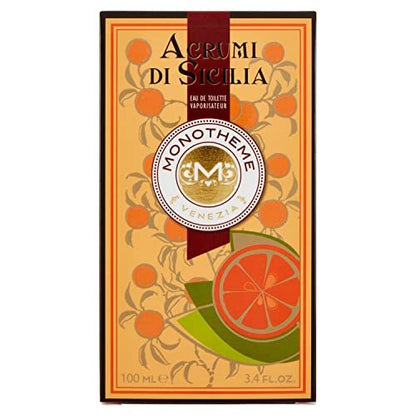 Monotheme Venezia Agrumi Di Sicilia Eau De Toilette 100 ml - Citrus Scent for Women and Men