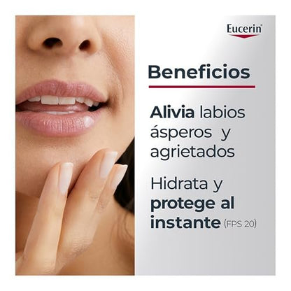 Eucerin Active Care for Lips – Intensive Moisture Lip Balm for Dry, Chapped Lips