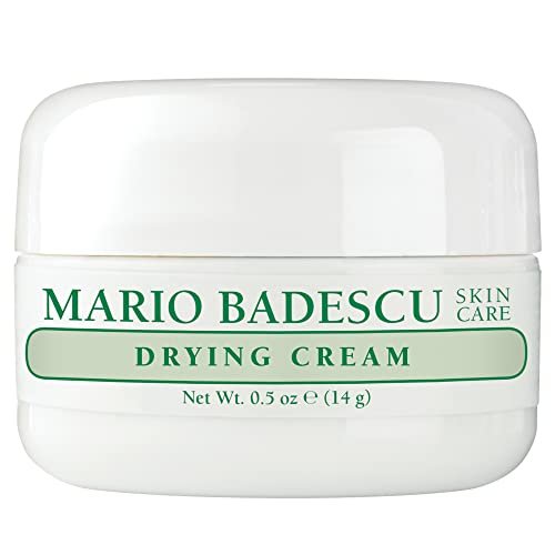 Mario Badescu Drying Cream for Combination & Oily Skin - Clarifying Face Moisturizer with Sulfur & Zinc Oxide, 0.5 oz Avelisse