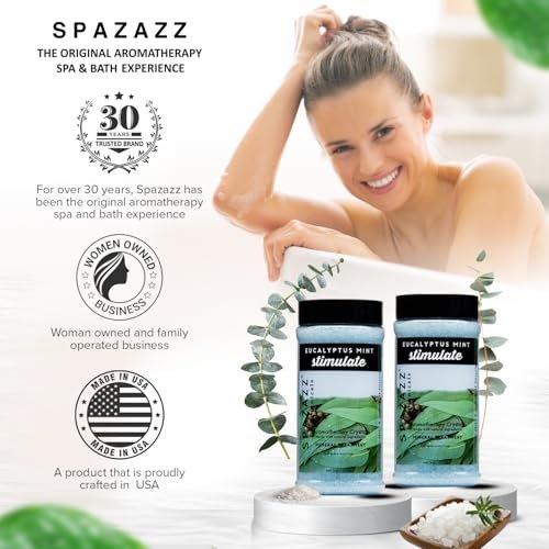 Spazazz Eucalyptus Mint Spa and Bath Crystals - 17 oz Avelisse