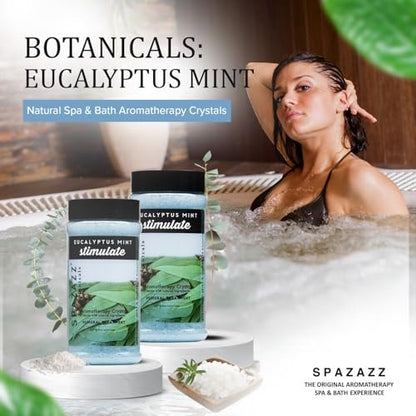 Spazazz Eucalyptus Mint Spa and Bath Crystals - 17 oz Avelisse