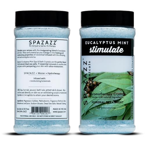 Spazazz Eucalyptus Mint Spa and Bath Crystals - 17 oz Avelisse