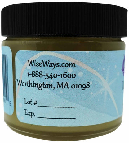 WiseWays Herbals Lemon Balm Salve – 2 oz Natural Skin Care for Eczema, Psoriasis & Rosacea