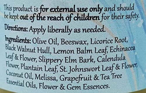 WiseWays Herbals Lemon Balm Salve – 2 oz Natural Skin Care for Eczema, Psoriasis & Rosacea - görsel 8