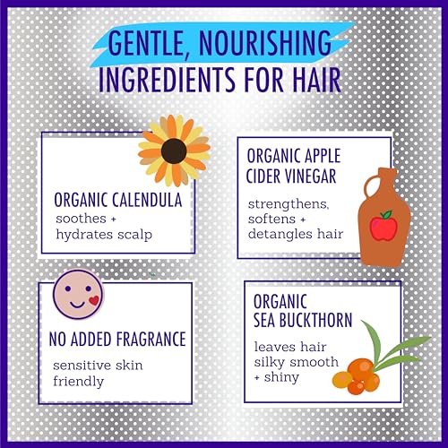 California Baby Super Sensitive Hair Conditioner - Fragrance Free, 100% Plant-Based, 8.5 oz Avelisse