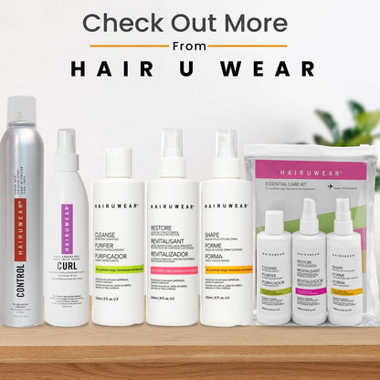 Hair U Wear Cleansing Shampoo – Gentle Wig Shampoo for Synthetic Wigs and Hair Extensions, 8 oz Avelisse
