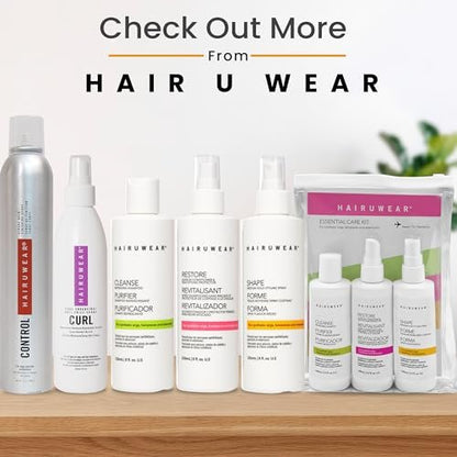 Hair U Wear Cleansing Shampoo – Gentle Wig Shampoo for Synthetic Wigs and Hair Extensions, 8 oz Avelisse