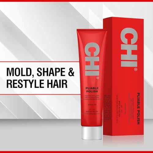 CHI Pliable Polish Styling Paste - 3 oz, Flexible Hold with Movement & Definition, Sulfate-Free, Paraben-Free, Cruelty-Free Avelisse
