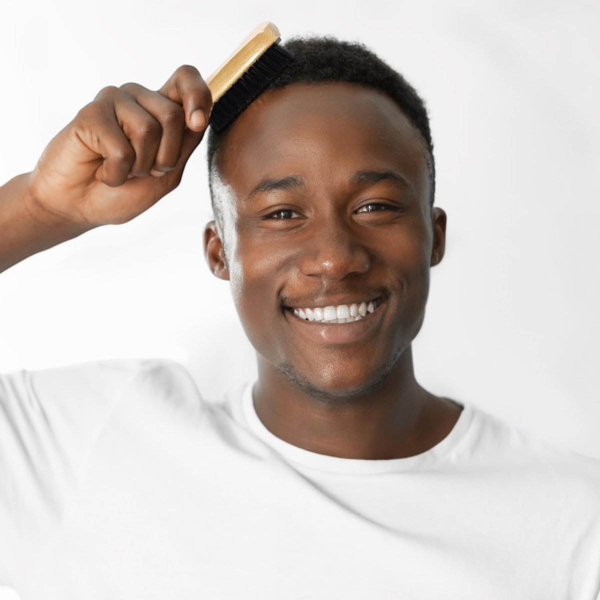Annie Natural Boar Bristle Hard Club Brush #2061 – Reinforced Boar Bristles for All Hair Types - görsel 7