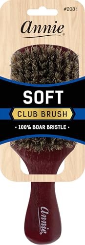 Annie Soft Club 100% Pure Boar Bristle Wave Hair Brush – 1 Count - görsel 2