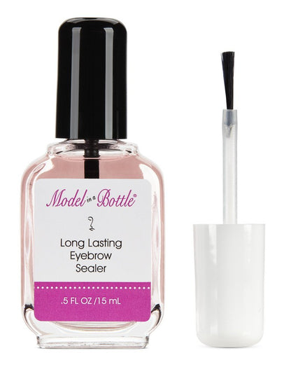 Model in a Bottle Eyebrow Sealer with Mascara & Brush Applicator – Waterproof, Smudge-Proof, Long-Lasting Eyebrow Gel Topcoat for Flawless All-Day Hold Avelisse