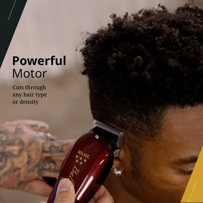 Wahl Professional 5 Star Balding Clipper - Corded V5000 Electromagnetic Motor for Ultra-Close Trimming Avelisse