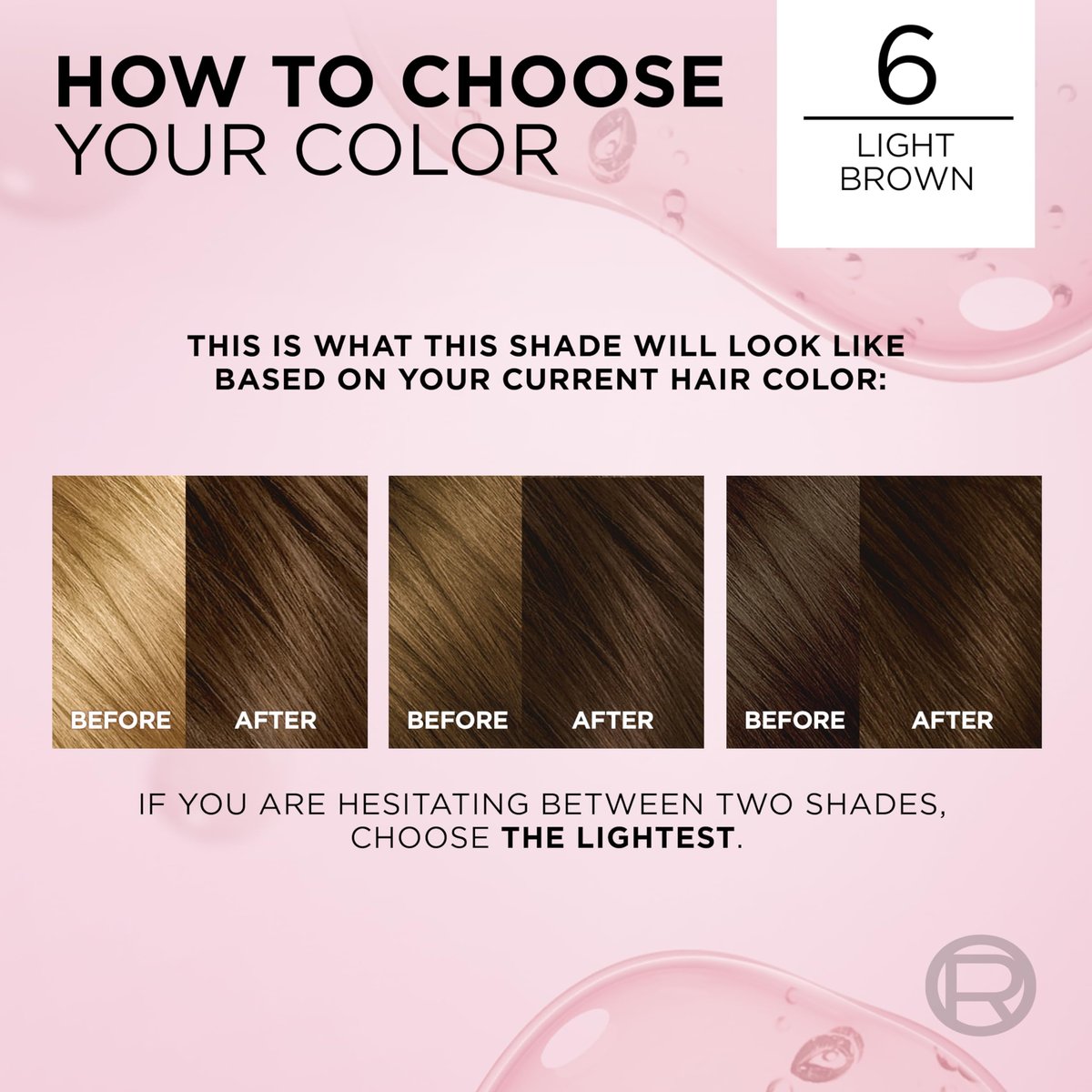 L'Oreal Paris Excellence Crème Permanent Hair Dye - 6 Light Brown, Triple Care with Hyaluronic Acid, 100% Gray Coverage - görsel 15