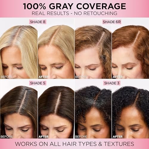 L'Oreal Paris Excellence Crème Permanent Hair Dye - 6 Light Brown, Triple Care with Hyaluronic Acid, 100% Gray Coverage - görsel 6