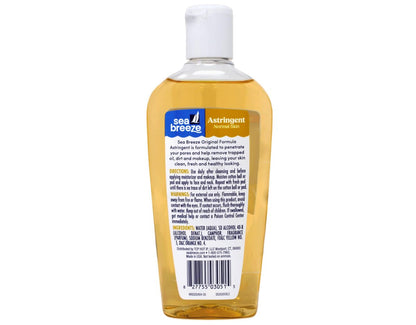 Sea Breeze Actives Original Formula Astringent - 10 Oz | Deep Cleansing Toner