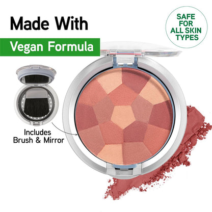Physicians Formula Powder Palette Multi-Colored Blush - Blushing Rose, Hypoallergenic & Silky Smooth