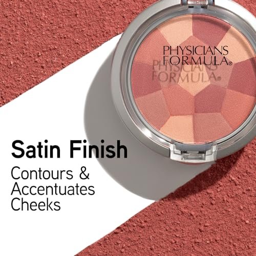 Physicians Formula Powder Palette Multi-Colored Blush - Blushing Rose, Hypoallergenic & Silky Smooth - görsel 4