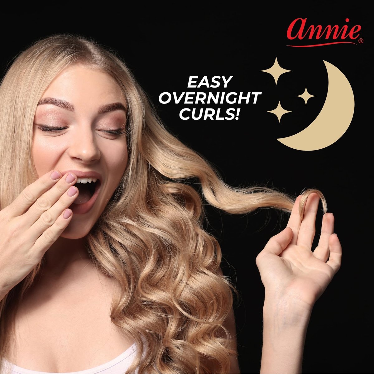 Annie Soft Twist Roller Set 1" Diameter: 4 Flexible Heatless Rollers (Dark Green) - görsel 9