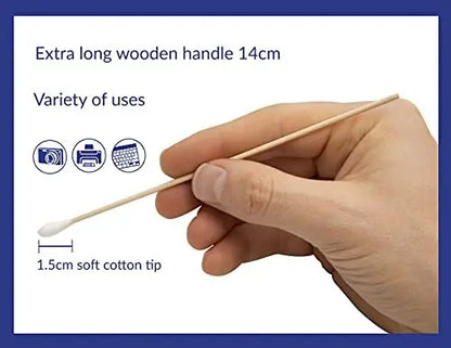AF Safebuds Cotton Bud Cleaning Stick – 10 x 100 Resealable Bags (1000 Buds) Avelisse