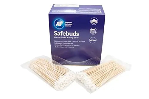 AF Safebuds Cotton Bud Cleaning Stick – 10 x 100 Resealable Bags (1000 Buds) Avelisse