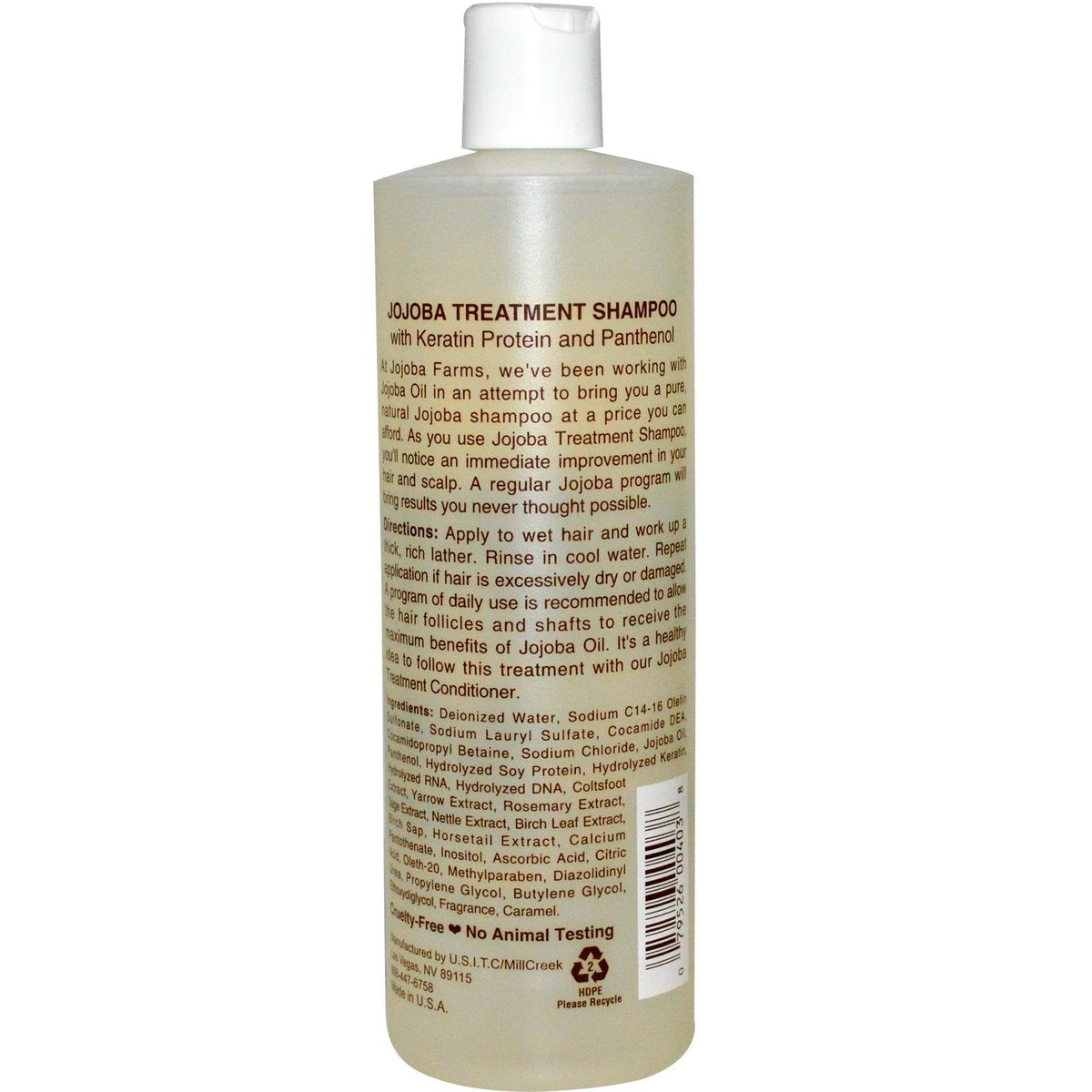 Mill Creek Jojoba Farms Treatment Shampoo - 16 fl. oz (450 ml) - Gentle, Natural Hair Care - görsel 3
