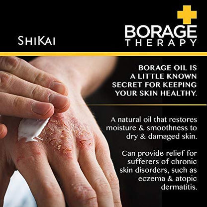 ShiKai Borage Therapy Foot Cream – Fragrance-Free Moisturizer for Dry, Cracked Heels (4.2 oz)