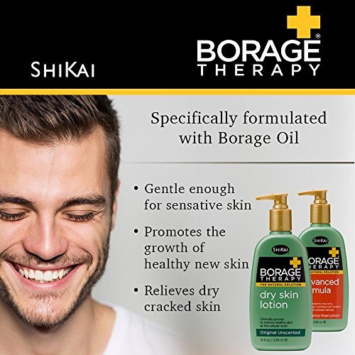 ShiKai Borage Therapy Body Moisturizer Advanced Formula – Fragrance Free Hydrating Lotion for Dry Hands & Body with Oatmeal & Shea Butter (8 oz) - görsel 8