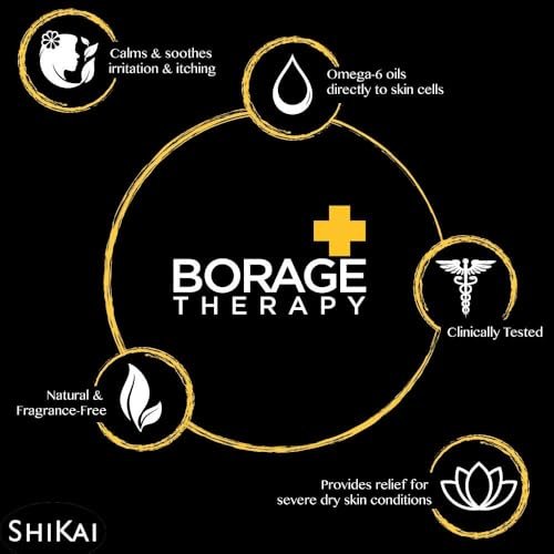 ShiKai Borage Therapy Foot Cream – Fragrance-Free Moisturizer for Dry, Cracked Heels (4.2 oz) - görsel 4