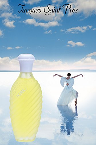 Jacques Saint Pres CIEL Eau De Parfum for Women - Soft, Powdery Scent with Vanilla & White Rose - 3.4 Fl Oz Avelisse