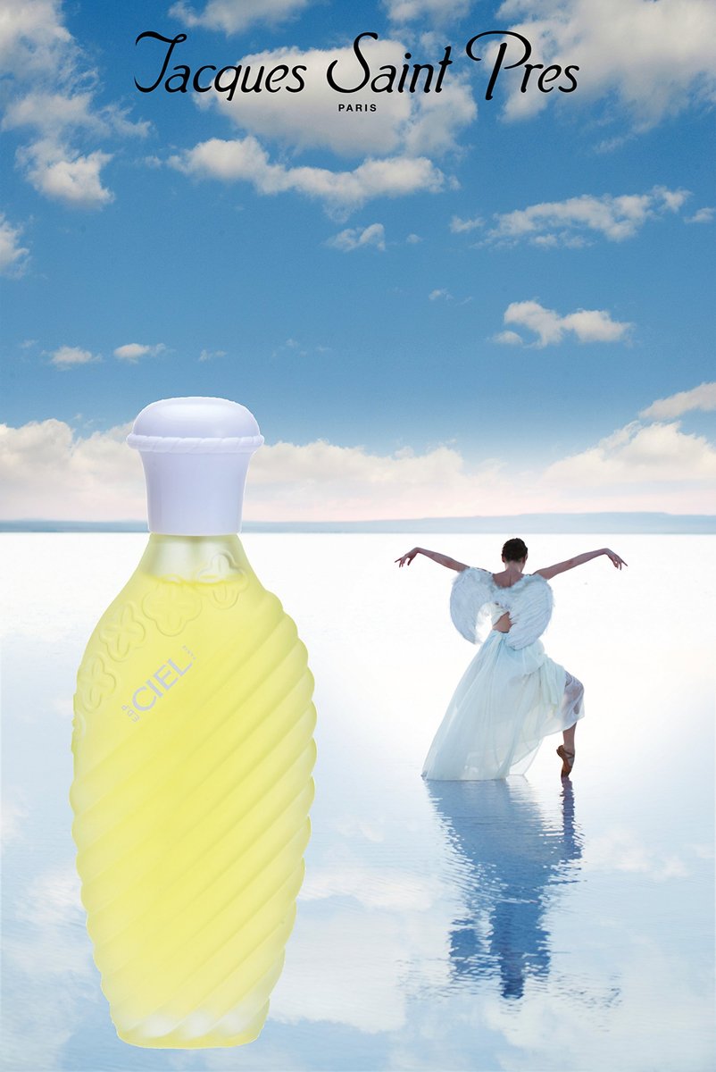 Jacques Saint Pres CIEL Eau De Parfum for Women - Soft, Powdery Scent with Vanilla & White Rose - 3.4 Fl Oz Avelisse
