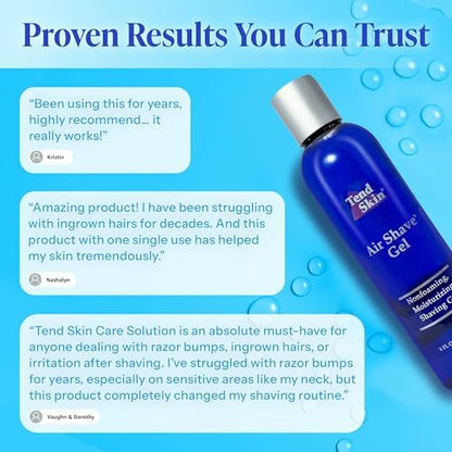 Tend Skin Air Shave Gel Advanced Hydrating & Moisturizing Formula, 8 Oz Avelisse