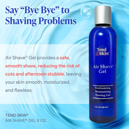 Tend Skin Air Shave Gel Advanced Hydrating & Moisturizing Formula, 8 Oz Avelisse