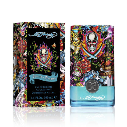 Ed Hardy Hearts & Daggers Eau De Parfum by Christian Audigier - 3.4 fl oz Avelisse