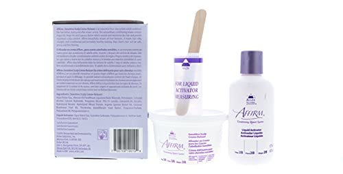 Affirm Relaxer Kit for Natural Hair - 4 Applications (White, 1 Count) Avelisse