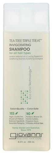 Giovanni Invigorating Tea Tree Shampoo – 8.5 oz | Sulfate-Free for Healthy Scalp & Hair - görsel 2