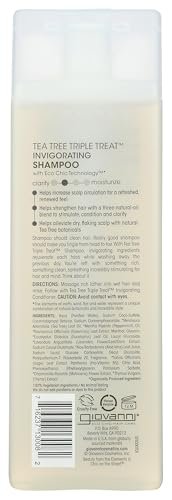 Giovanni Invigorating Tea Tree Shampoo – 8.5 oz | Sulfate-Free for Healthy Scalp & Hair - görsel 4