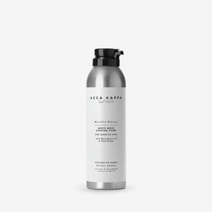 ACCA KAPPA White Moss Shaving Foam – Moisturizing Foam for Sensitive Skin, 200ml