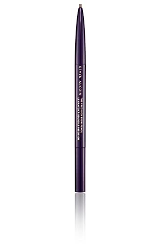 Kevyn Aucoin The Precision Brow Pencil - Brunette: Ultra Slim Retractable Brow Definer with Spoolie for Sculpting and Shaping Avelisse
