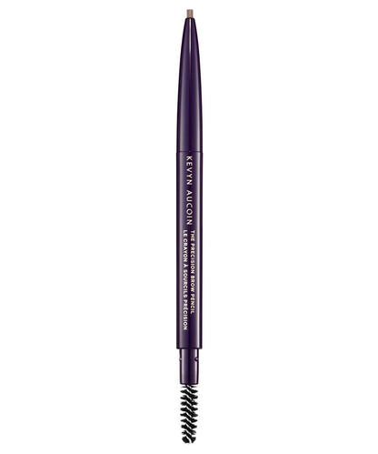 Kevyn Aucoin The Precision Brow Pencil - Brunette: Ultra Slim Retractable Brow Definer with Spoolie for Sculpting and Shaping Avelisse