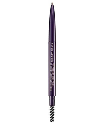 Kevyn Aucoin The Precision Brow Pencil - Brunette: Ultra Slim Retractable Brow Definer with Spoolie for Sculpting and Shaping Avelisse