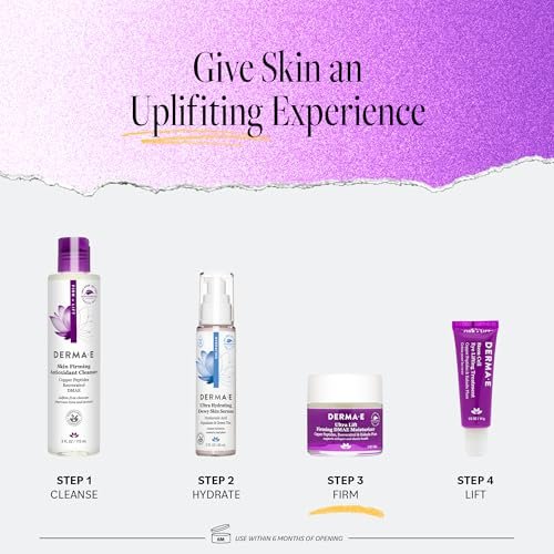 Derma E Firming DMAE Moisturizer with Copper Peptides, Resveratrol & Kakadu Plum - Vegan Anti-Aging Face Cream for Collagen & Elastin Support, 2 oz Avelisse