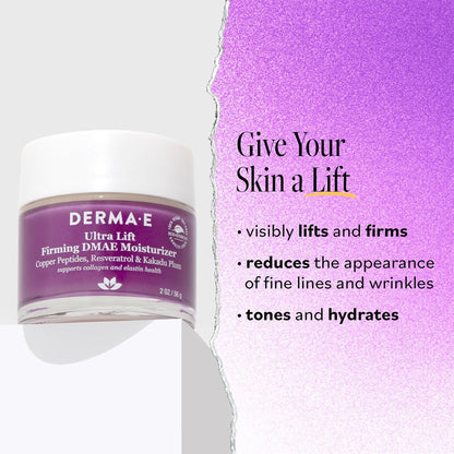 Derma E Firming DMAE Moisturizer with Copper Peptides, Resveratrol & Kakadu Plum - Vegan Anti-Aging Face Cream for Collagen & Elastin Support, 2 oz Avelisse