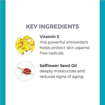 Derma E Vitamin E Skin Oil - 14,000 IU Safflower Face Oil – Hypoallergenic, Fragrance Free Facial Skin Care - Nourishes and Conditions, 2 fl oz