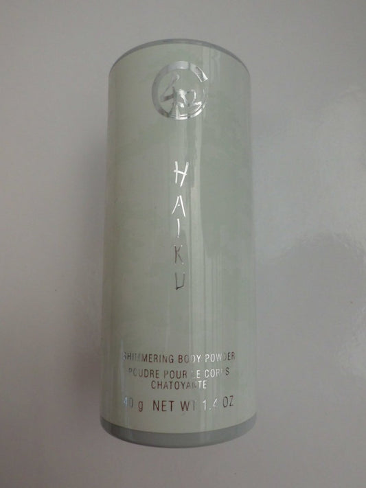 Avon Haiku Shimmering Body Powder - Blue
