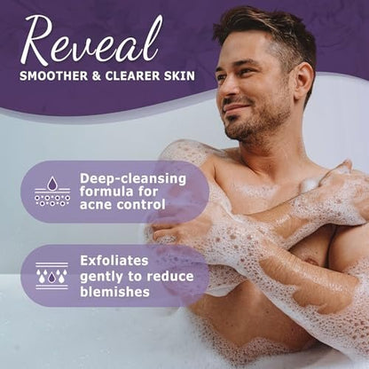Dr. Woods Raw Liquid Black Soap - Gentle Exfoliating Body Wash for Men and Women, Natural Face and Hand Cleanser, 32 Fl Oz Avelisse