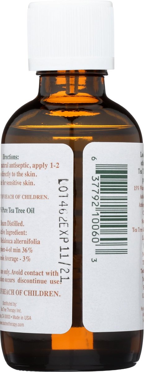 Tea Tree Therapy 100% Pure Australian Tea Tree Oil, 2 oz Avelisse