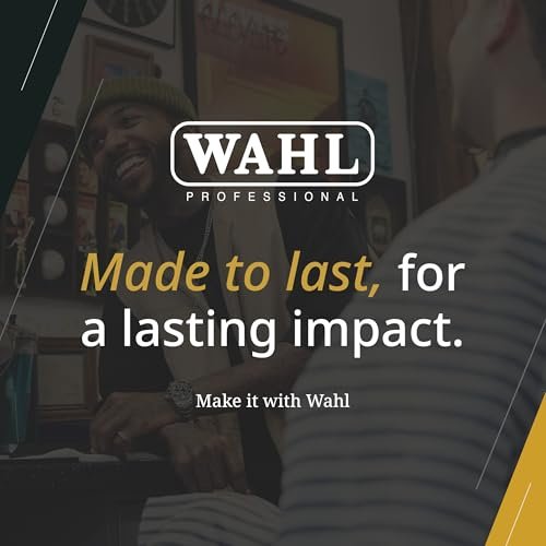 Wahl Professional 5 Star Series Magic Clip Precision Fade Clipper – Corded, Zero Overlap Adjustable Blades, V9000 Motor, Chrome Finish Avelisse