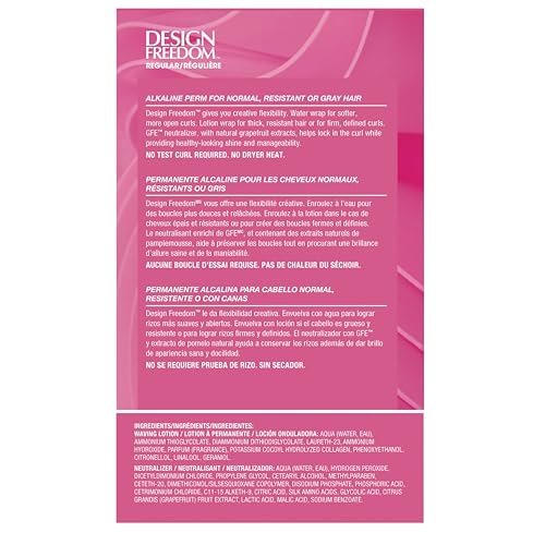 Zotos Design Freedom Regular Perm Kit – At-Home Permanent Wave for Natural-Looking Curls - görsel 6