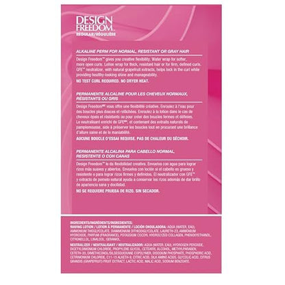 Zotos Design Freedom Regular Perm Kit – At-Home Permanent Wave for Natural-Looking Curls